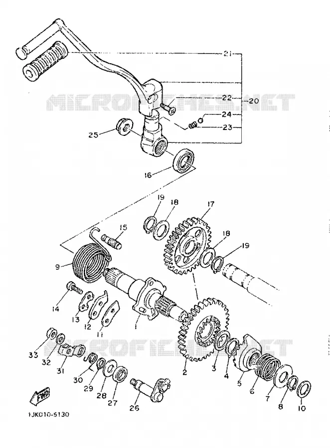 STARTER MOTOR Yamaha MOTO 600 1987 SRX  SRX600