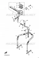 FRONT MASTER CYLINDER for Yamaha SRX 1987