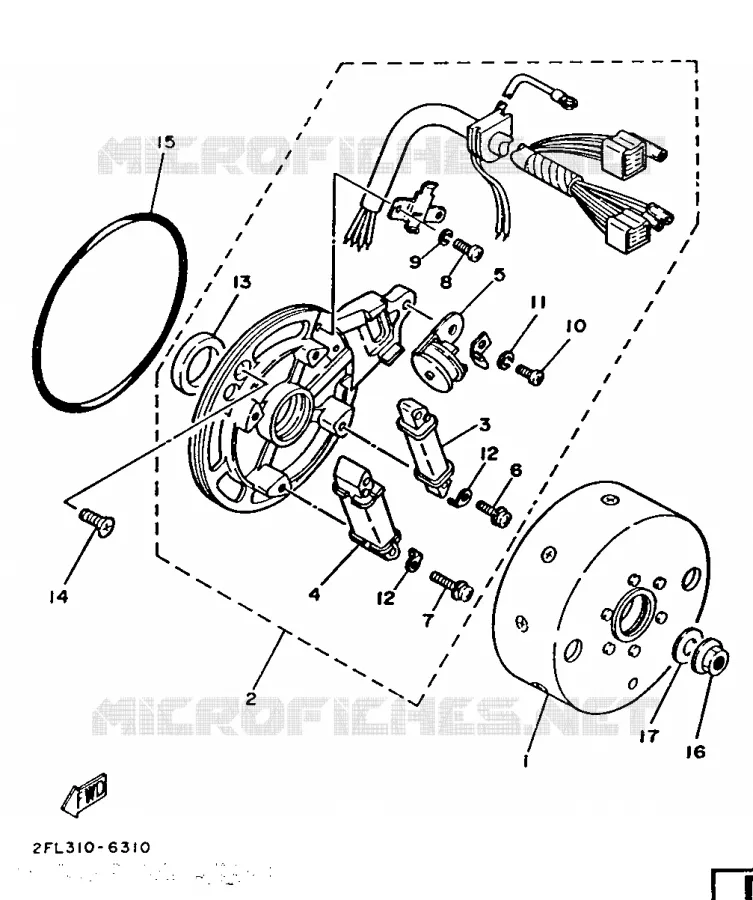IGNITION Yamaha SCOOTER 80 1986 Autres modeles  T80