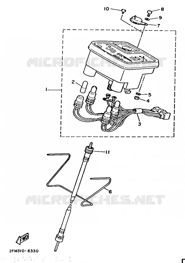 SPEEDOMETER Yamaha SCOOTER 80 1986 Autres modeles  T80