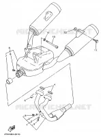 EXHAUST for Yamaha TDM 1997