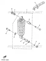 REAR SHOCK ABSORBER for Yamaha TDM 1997
