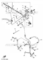 FRONT MASTER CYLINDER for Yamaha TDM 1997
