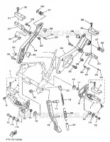 STAND / FOOTREST for Yamaha TDM 1997