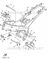 FRAME for Yamaha TDM 1997