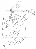 EXHAUST for Yamaha TDM 1997