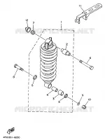REAR SHOCK ABSORBER for Yamaha TDM 1997