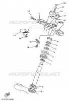 STEERING for Yamaha TDM 1997