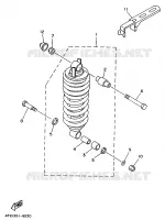 REAR SHOCK ABSORBER for Yamaha TDM 1997