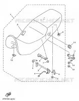 SEAT for Yamaha TDM 1997