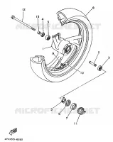 FRONT WHEEL for Yamaha TDM 1997