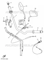 HANDLEBAR & CABLES for Yamaha TDM 1997