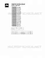 CATALOGUE for Yamaha TDM 1997