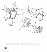WATERPUMP for Yamaha TDM 1997
