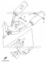 EXHAUST for Yamaha TDM 1997