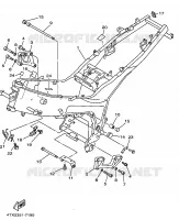 FRAME for Yamaha TDM 1997