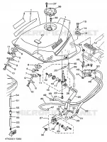 FUEL TANK for Yamaha TDM 1997