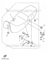 SEAT for Yamaha TDM 1997