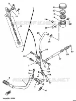 REAR BRAKE MASTER CYLINDER for Yamaha TDM 1997