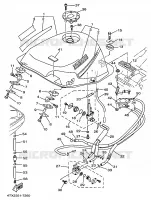FUEL TANK for Yamaha TDM 1997