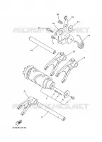 GEAR SHIFT SELECTOR DRUM / FORKS for Yamaha TDM 2001