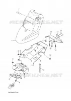 FRONT FENDER for Yamaha BW'S 2008