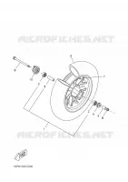FRONT WHEEL for Yamaha BW'S 2008