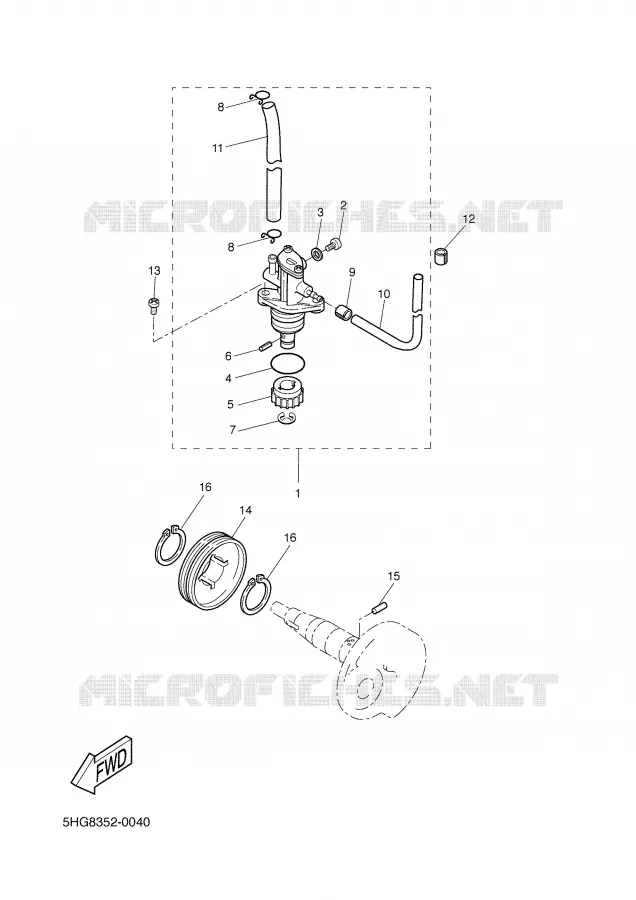 OIL PUMP Yamaha SCOOTER 50 2001 BOOSTER  CW50 SP