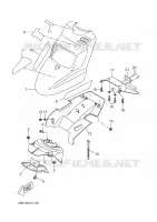 FRONT FENDER for Yamaha BW'S 2004
