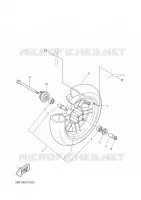 FRONT WHEEL for Yamaha BW'S 2004