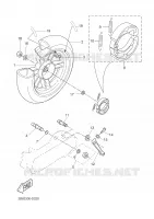 REAR WHEEL for Yamaha BW'S 2004