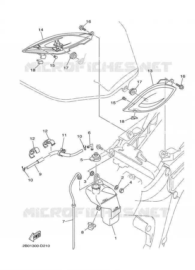 SIDE COVER Yamaha MOTO 900 2007 TDM ABS  TDM900A