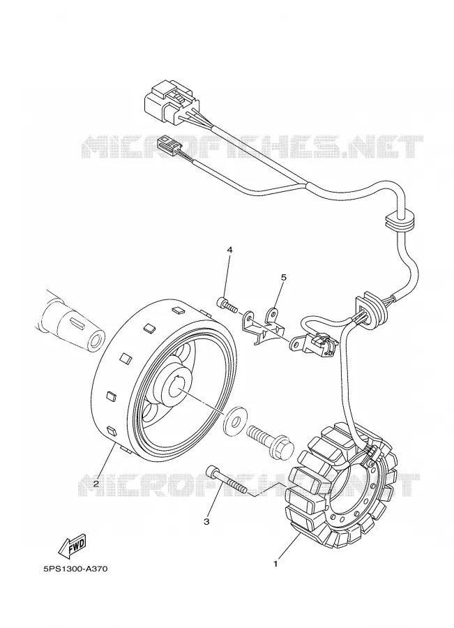 IGNITION Yamaha MOTO 900 2002 TDM  TDM900P