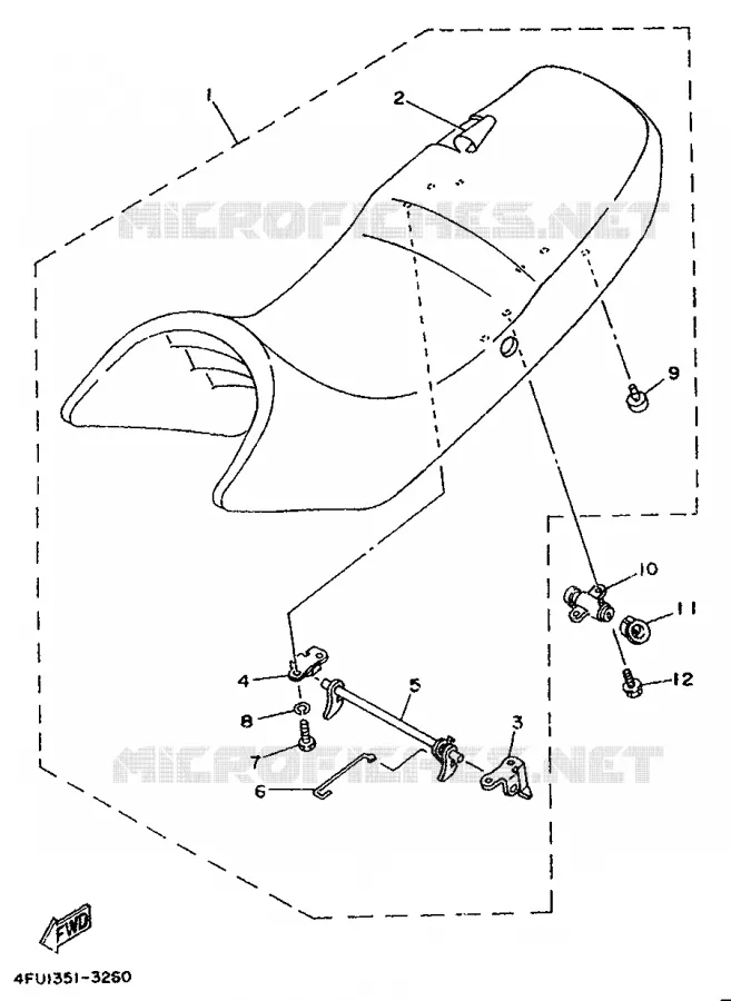 SEAT Yamaha MOTO 125 1994 TDR  TDR125