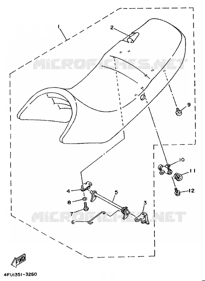 SEAT Yamaha MOTO 125 1996 TDR  TDR125