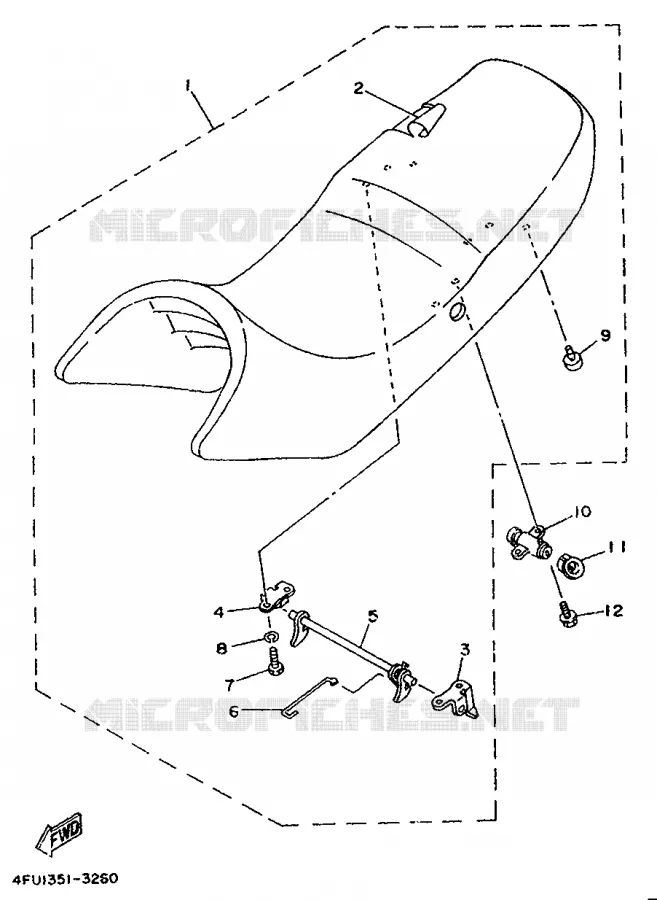 SEAT Yamaha MOTO 125 1999 TDR  TDR125