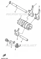 GEAR SHIFT SELECTOR DRUM / FORKS for Yamaha TDR 1999