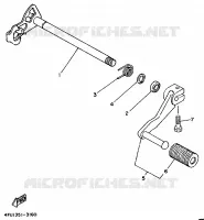 GEAR SHIFT LEVER for Yamaha TDR 1999