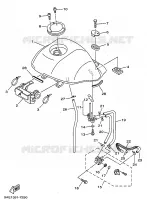 FUEL TANK for Yamaha TDR 1999