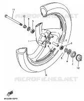 FRONT WHEEL for Yamaha TDR 1999