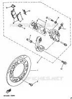 FRONT BRAKE CALIPER for Yamaha TDR 1999