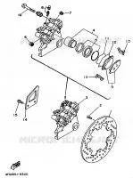 REAR BRAKE CALIPER for Yamaha TDR 1999