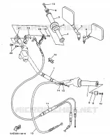 HANDLEBAR & CABLES for Yamaha TDR 1999