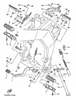 STAND / FOOTREST for Yamaha TDR 1999