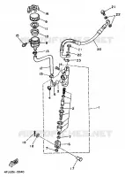 REAR BRAKE MASTER CYLINDER for Yamaha TDR 1999