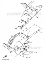 EXHAUST for Yamaha TDR 1999