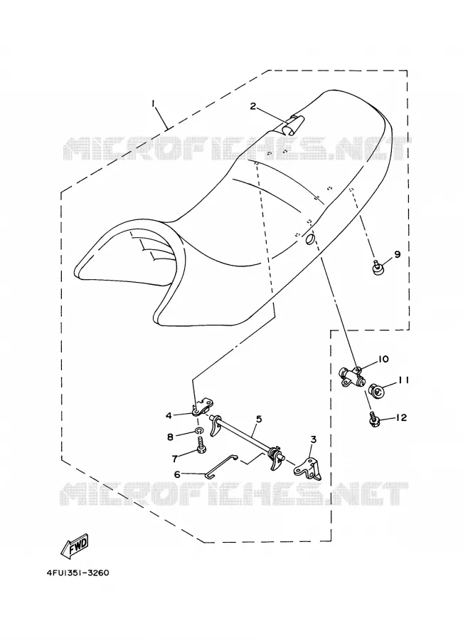 SEAT Yamaha MOTO 125 2002 TDR  TDR125