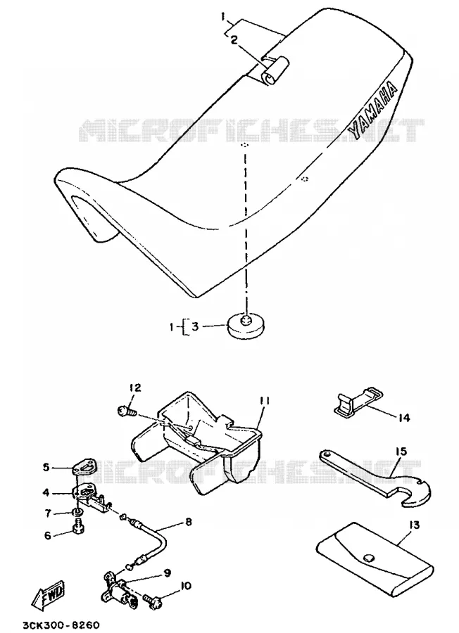 SEAT Yamaha MOTO 240 1990 TDR  TDR240