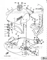 FUEL TANK for Yamaha TRX 1996