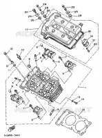 CYLINDER HEAD  for Yamaha TRX 1997